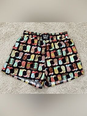 Lulu Mac Women’s Size XS Cowboy Boot Shorts Western Cowgirl